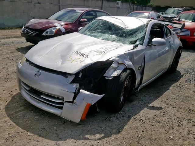 JN1AZ34E76M350814 - 2006 NISSAN 350Z COUPE SILVER photo 2