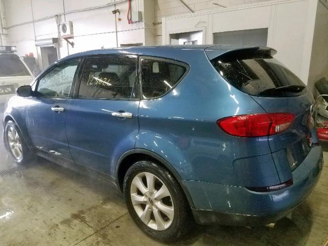 4S4WX85D274401113 - 2007 SUBARU B9 TRIBECA BLUE photo 3