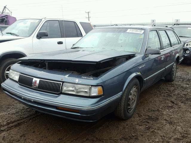 1G3AJ85M3S6382505 - 1995 OLDSMOBILE CIERA SL C BLUE photo 2