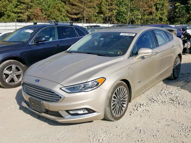 3FA6P0SU9HR152110 - 2017 FORD FUSION TIT GOLD photo 2