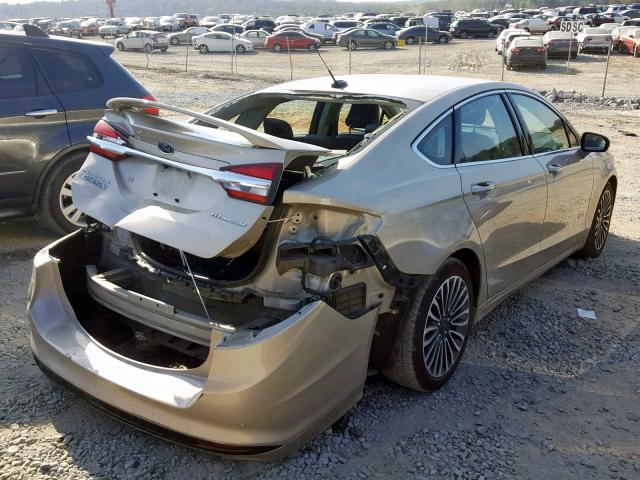 3FA6P0SU9HR152110 - 2017 FORD FUSION TIT GOLD photo 4