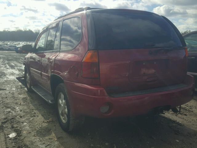 1GKDT13S342344593 - 2004 GMC ENVOY RED photo 3