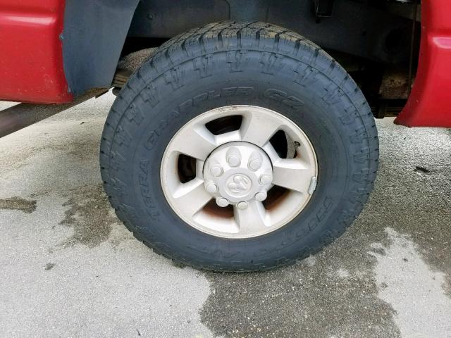 3D7KU28D53G862152 - 2003 DODGE RAM 2500 S Կարմիր լուսանկար 9