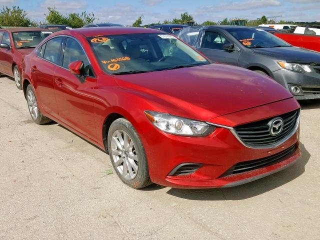 JM1GJ1U66F1163528 - 2015 MAZDA 6 SPORT RED photo 1