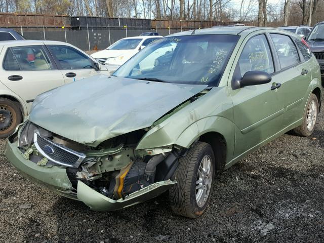 1FAHP37N07W207079 - 2007 FORD FOCUS ZX5 GREEN photo 2