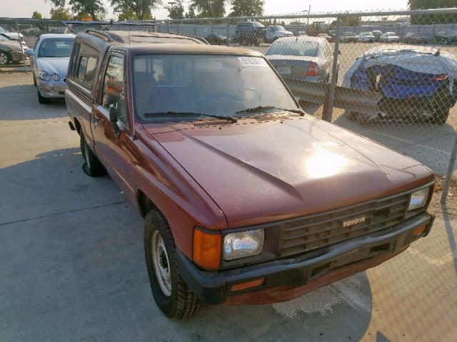 JT4RN50R7G0211047 - 1986 TOYOTA PICKUP 1/2 BURGUNDY photo 1