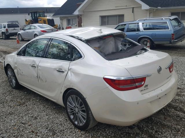 1G4PS5SK1D4130562 - 2013 BUICK VERANO WHITE photo 3