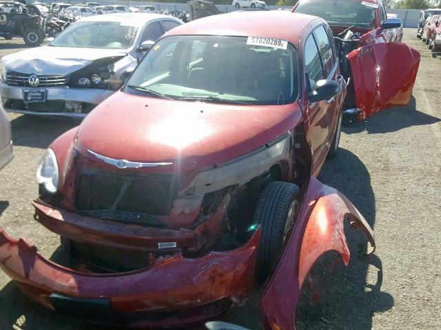 3A8FY48B48T136705 - 2008 CHRYSLER PT CRUISER RED photo 2