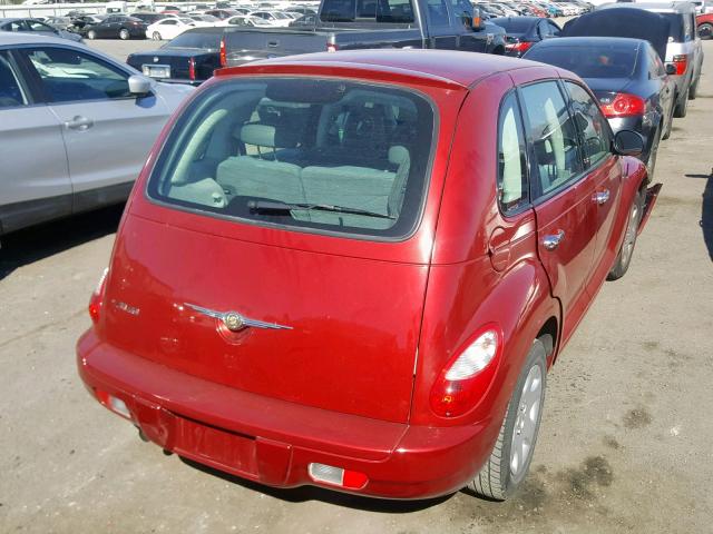 3A8FY48B48T136705 - 2008 CHRYSLER PT CRUISER RED photo 4