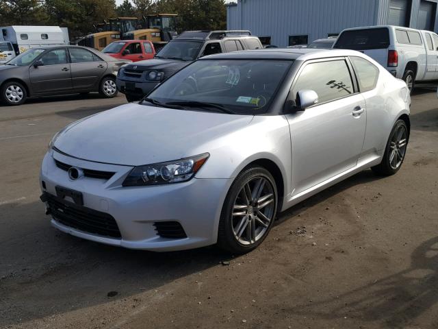 JTKJF5C74D3054410 - 2013 TOYOTA SCION TC ვერცხლისფერი ფოტო 2