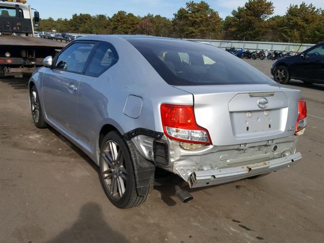 JTKJF5C74D3054410 - 2013 TOYOTA SCION TC ვერცხლისფერი ფოტო 3