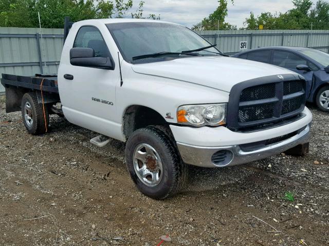 3D7KU26653G759317 - 2003 DODGE RAM 2500 S Սպիտակ լուսանկար 1