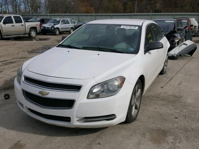 1G1ZG57B894184884 - 2009 CHEVROLET MALIBU LS WHITE photo 2