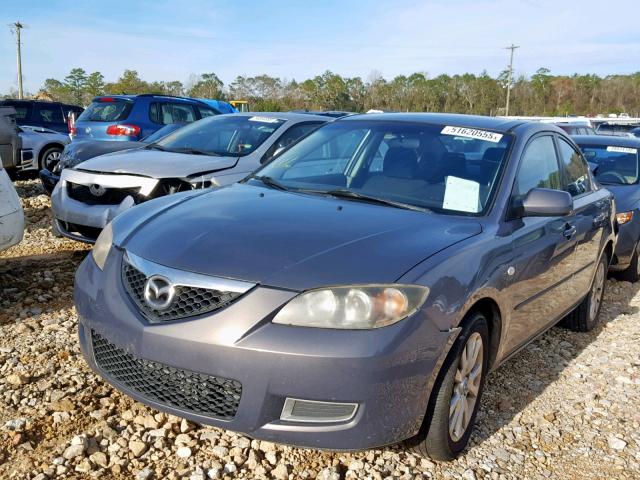 JM1BK32F571602578 - 2007 MAZDA 3 I GRAY photo 2