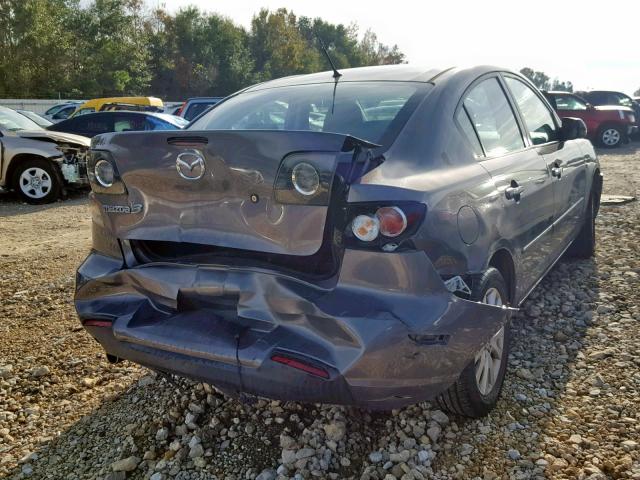 JM1BK32F571602578 - 2007 MAZDA 3 I GRAY photo 4