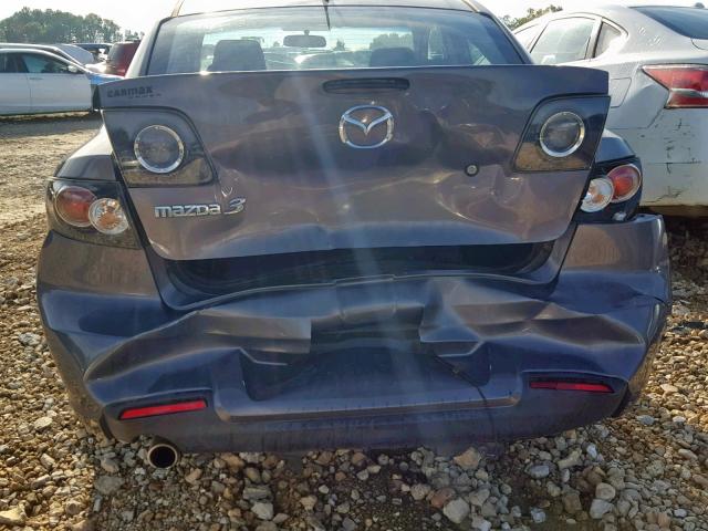 JM1BK32F571602578 - 2007 MAZDA 3 I GRAY photo 9