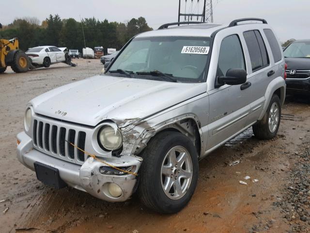 1J4GK58K53W531797 - 2003 JEEP LIBERTY LI GRAY photo 2