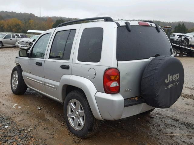 1J4GK58K53W531797 - 2003 JEEP LIBERTY LI GRAY photo 3