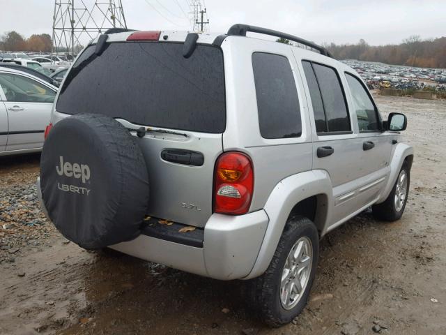 1J4GK58K53W531797 - 2003 JEEP LIBERTY LI GRAY photo 4