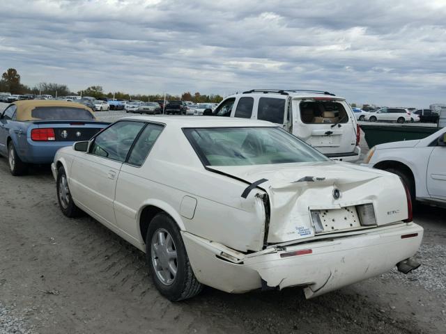 1G6ET1299XU613402 - 1999 CADILLAC ELDORADO T WHITE photo 3