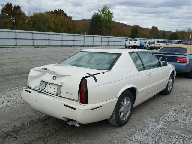 1G6ET1299XU613402 - 1999 CADILLAC ELDORADO T WHITE photo 4