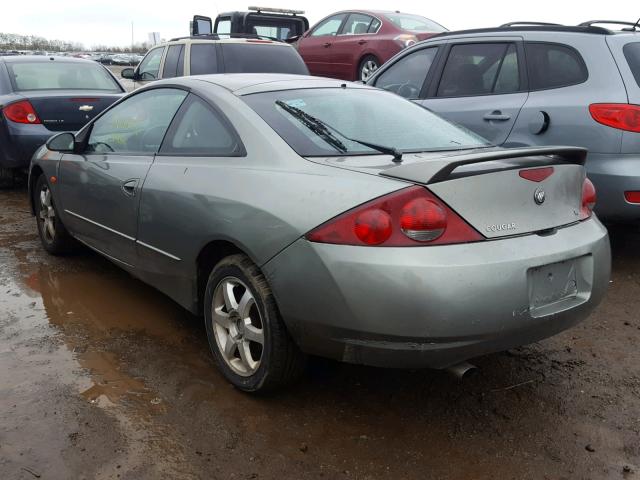 1ZWFT61L3Y5631233 - 2000 MERCURY COUGAR V6 GRAY photo 3