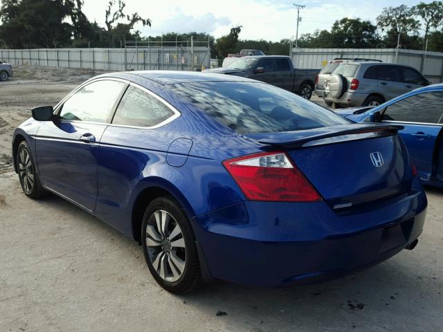 1HGCS12338A001638 - 2008 HONDA ACCORD LX- BLUE photo 3