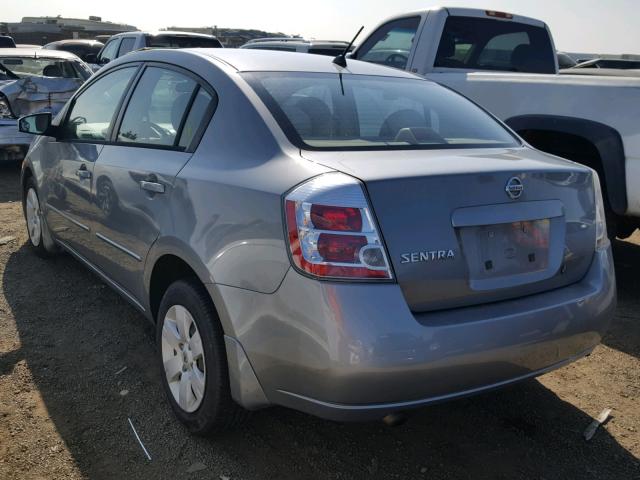 3N1AB61E18L718119 - 2008 NISSAN SENTRA 2.0 GRAY photo 3