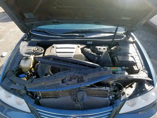 KMHFC46F88A321158 - 2008 HYUNDAI AZERA SE BLUE photo 7