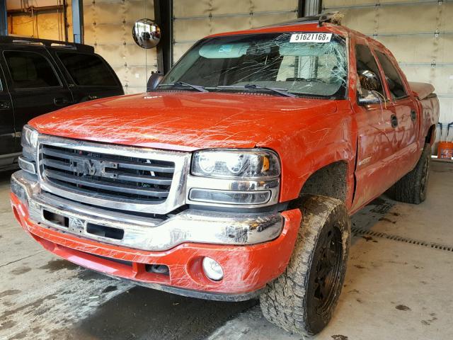 2GTEC13N361297580 - 2006 GMC NEW SIERRA RED photo 2