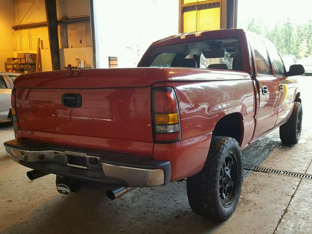 2GTEC13N361297580 - 2006 GMC NEW SIERRA RED photo 4