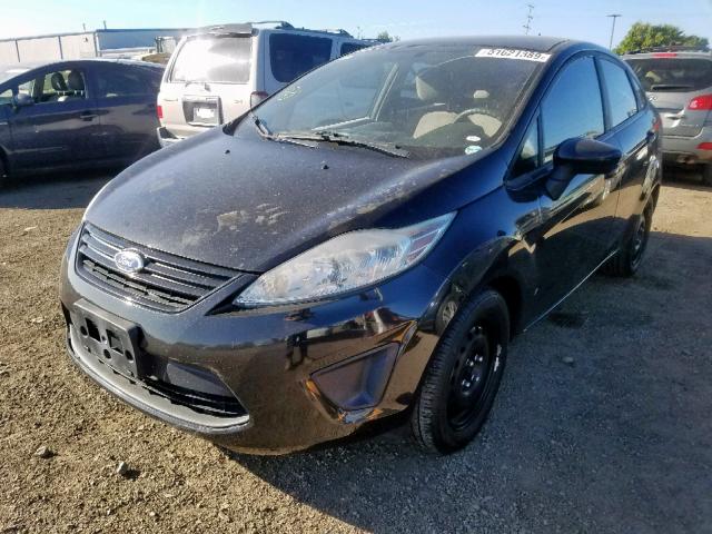 3FADP4AJACM185446 - 2012 FORD FIESTA S BLACK photo 2