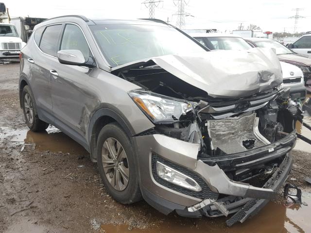 5XYZU3LB6GG309051 - 2016 HYUNDAI SANTA FE S GRAY photo 1