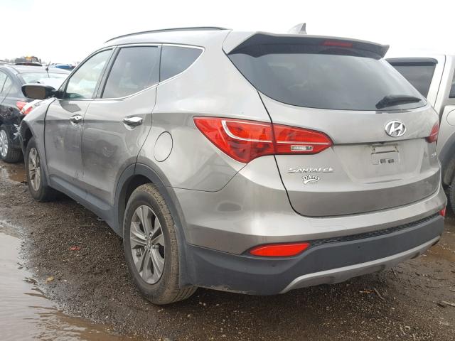 5XYZU3LB6GG309051 - 2016 HYUNDAI SANTA FE S GRAY photo 3