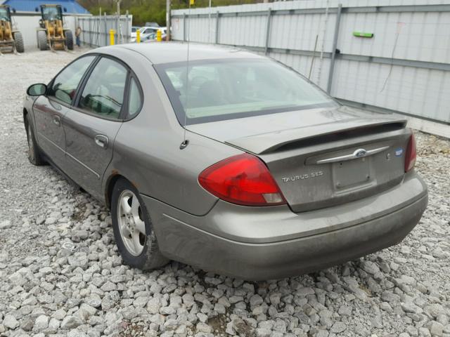 1FAFP55U73G126307 - 2003 FORD TAURUS SES GRAY photo 3