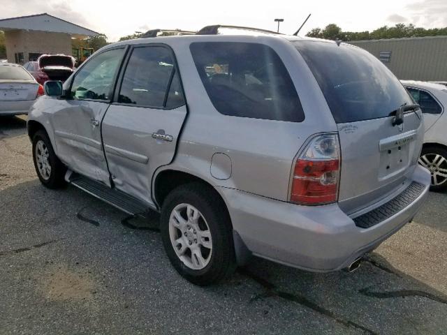 2HNYD18614H544539 - 2004 ACURA MDX TOURIN SILVER photo 3