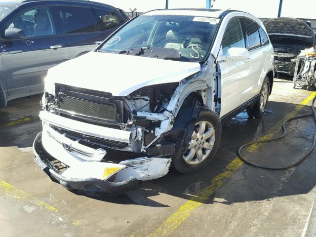 JHLRE38768C025929 - 2008 HONDA CR-V EXL WHITE photo 2