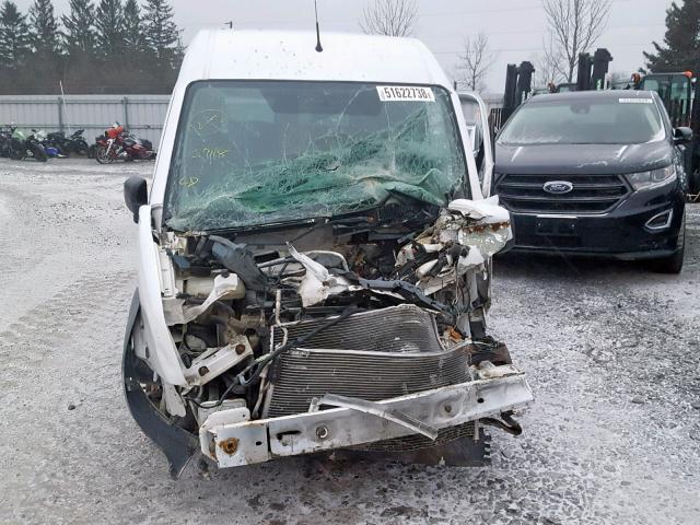 NM0LS7DN3AT034565 - 2010 FORD TRANSIT CO WHITE photo 9