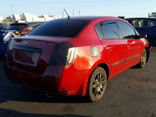 3N1AB6AP4AL663821 - 2010 NISSAN SENTRA 2.0 RED photo 4