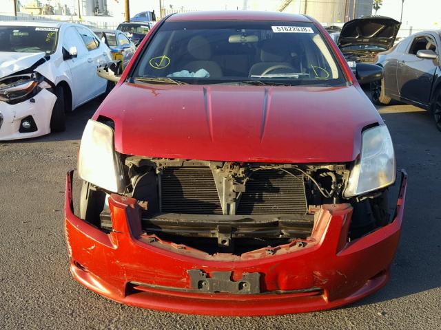 3N1AB6AP4AL663821 - 2010 NISSAN SENTRA 2.0 RED photo 9