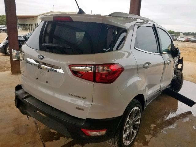 MAJ3P1VE7JC160837 - 2018 FORD ECOSPORT T WHITE photo 4