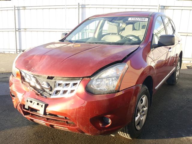 JN8AS5MTXEW102253 - 2014 NISSAN ROGUE SELE RED photo 2