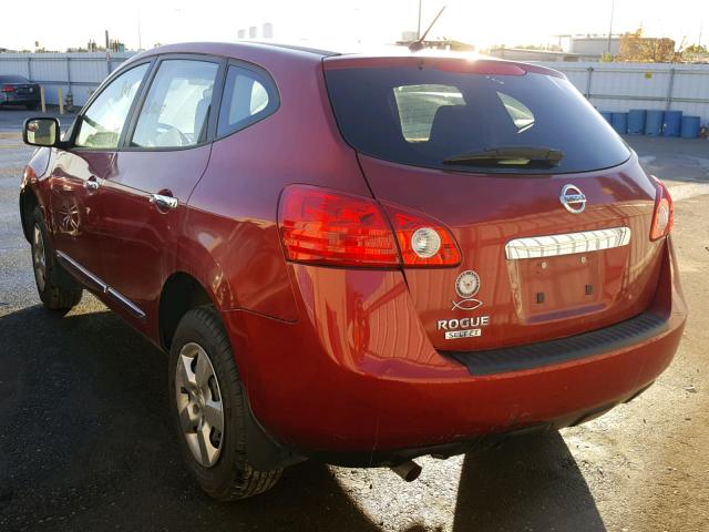 JN8AS5MTXEW102253 - 2014 NISSAN ROGUE SELE RED photo 3