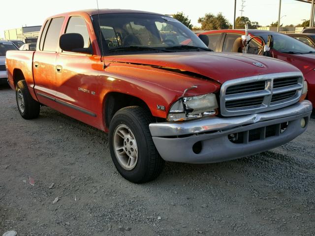 1B7GL2AN5YS772280 - 2000 DODGE DAKOTA QUA RED photo 1