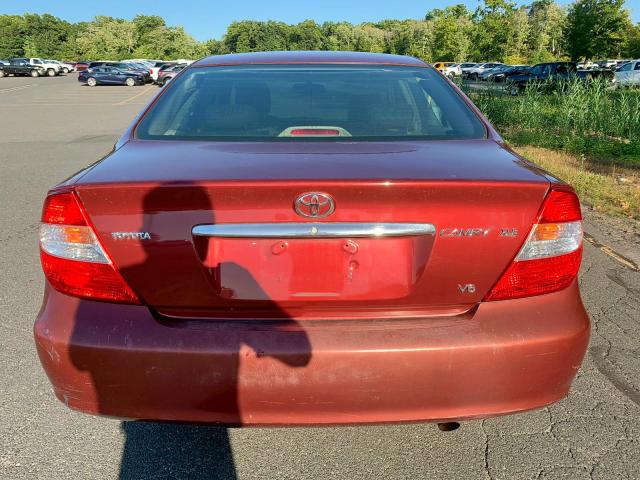 4T1BF30K42U006871 - 2002 TOYOTA CAMRY LE RED photo 5
