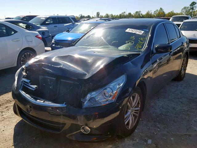 JN1CV6AP9DM723246 - 2013 INFINITI G37 BASE BLACK photo 2