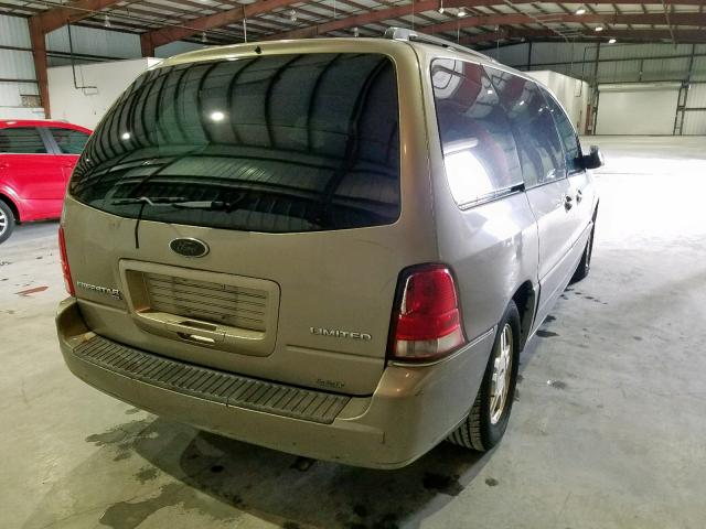 2FMZA58274BA38817 - 2004 FORD FREESTAR L BEIGE photo 4