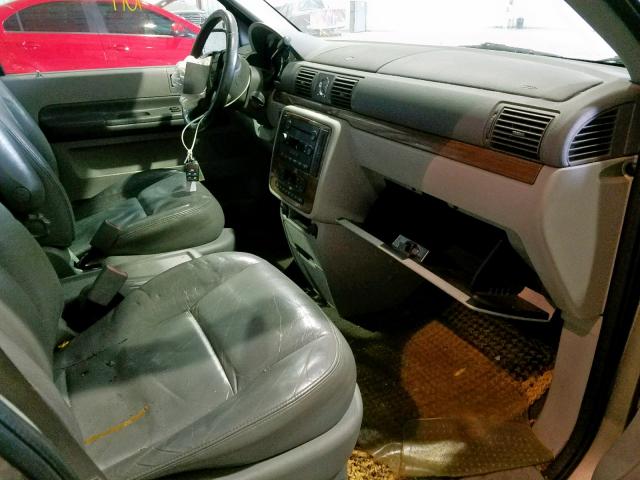 2FMZA58274BA38817 - 2004 FORD FREESTAR L BEIGE photo 5