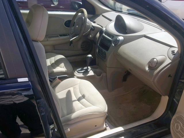 1G8AJ54F54Z210635 - 2004 SATURN ION LEVEL BLACK photo 5