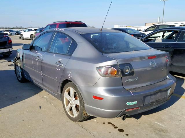 JM1BK323X41147552 - 2004 MAZDA 3 S GRAY photo 3